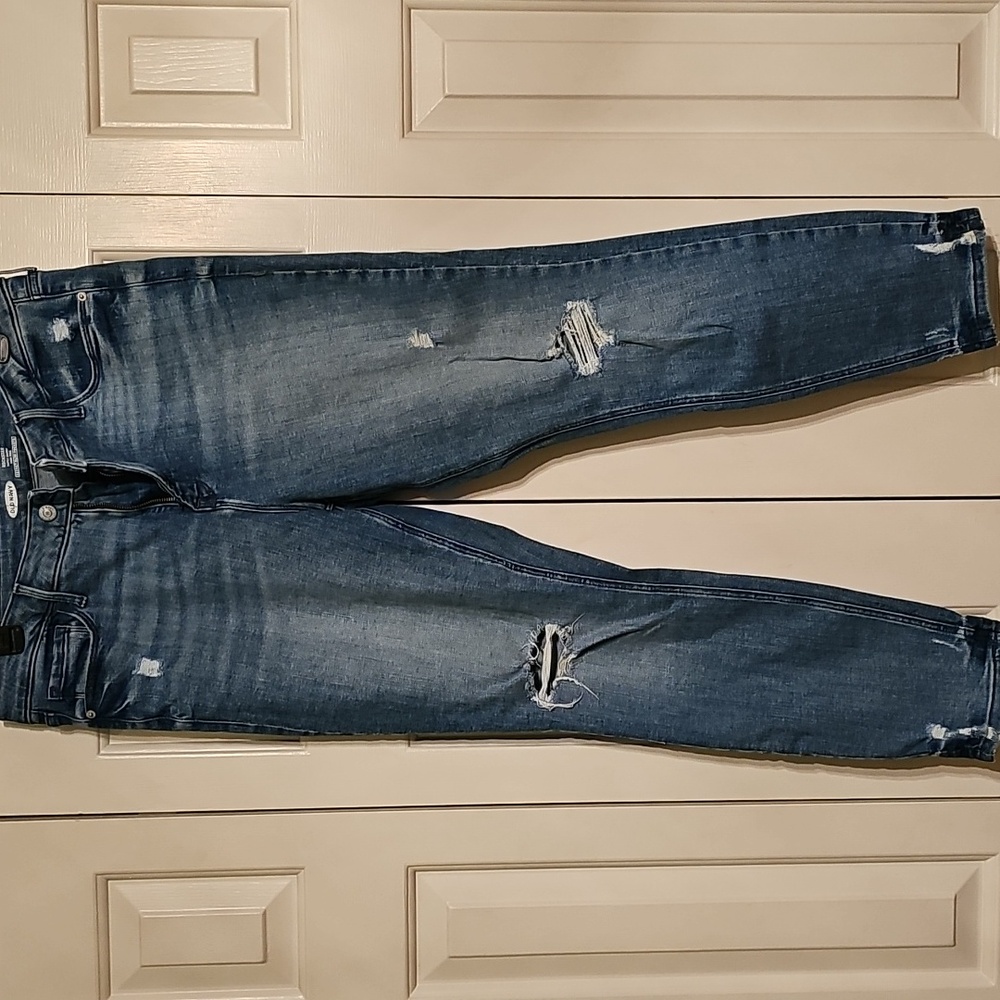Old Navy Light Blue Rockstar Jeans